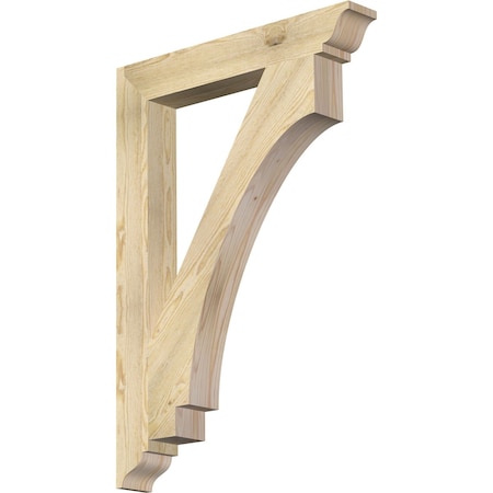 Ekena Millwork Imperial Traditional Rough Sawn Bracket, Douglas Fir, 4"W x 28"D x 40"H BKT04X28X40IMP01RDF